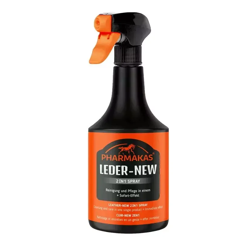 Leather-New 2 in 1 Spray Pharmakas – Spray savon cuir quitation Promotion Saisonnire
