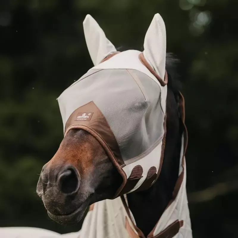 Masque anti mouche cheval Classic Kentucky avec oreilles - Shetland - Noir Solde