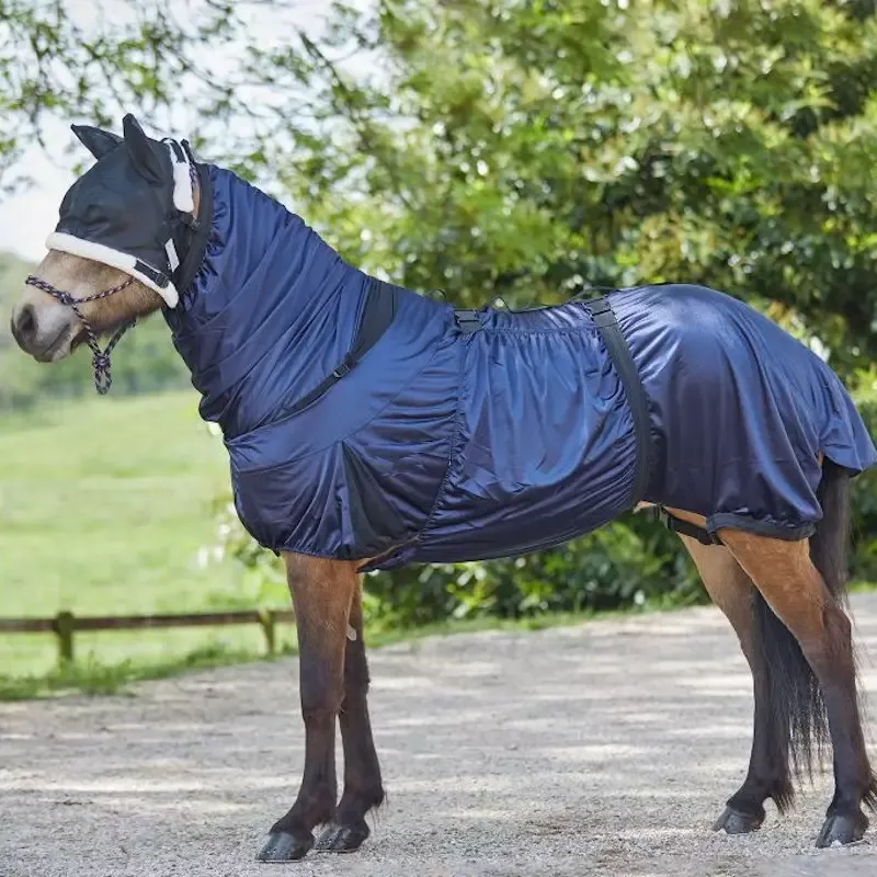 Certifi Couverture cheval anti dermite intgrale Premium Waldhausen - 125 cm - Bleu nuit