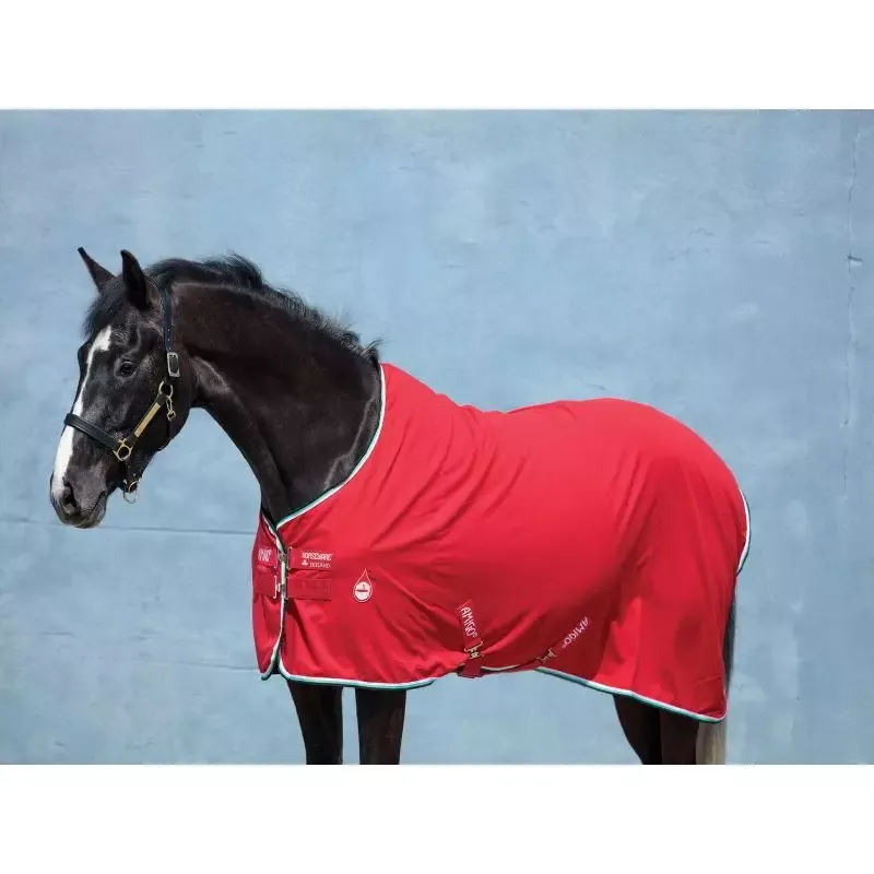 Meilleur Prix Couverture cheval Amigo Stable Horseware curie transport - 130 cm - Rouge