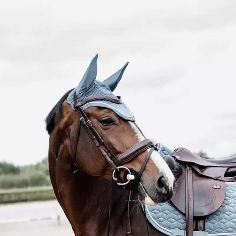 Bon Plan Bonnet anti-mouche cheval Wellington Velvet Kentucky - Poney - Bordeaux