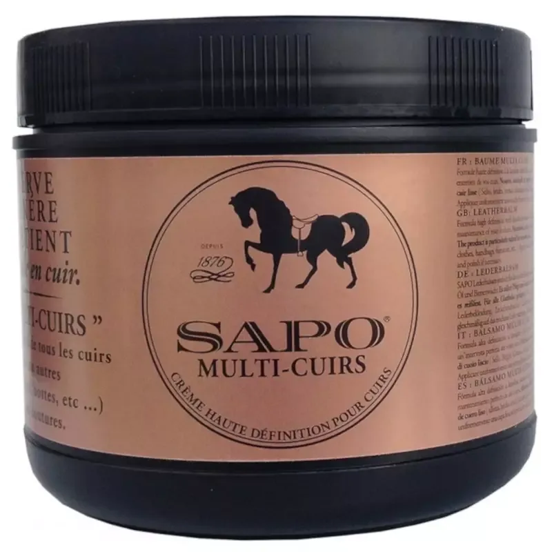 Remise Baume multi-cuirs Sapo - Crme cuir quitation