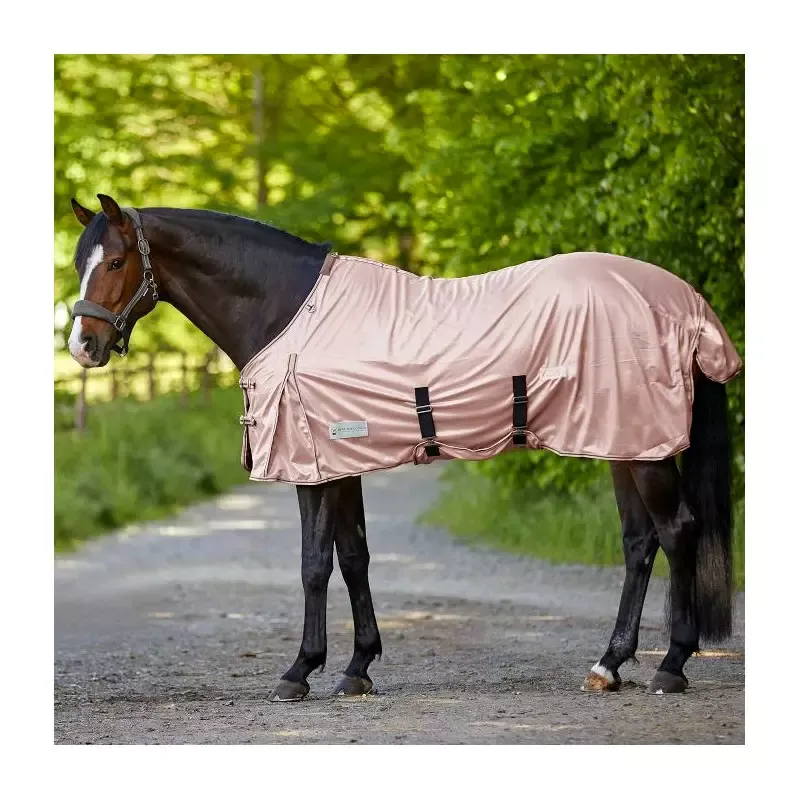 Couverture anti-mouche cheval Protect Waldhausen - 135 cm - Bleu clair/nuit Petit Prix