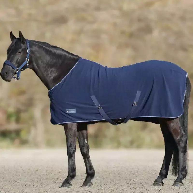 Chemise polaire cheval Economic avec sursangles Waldhausen - 135 cm - Noir Vente Flash