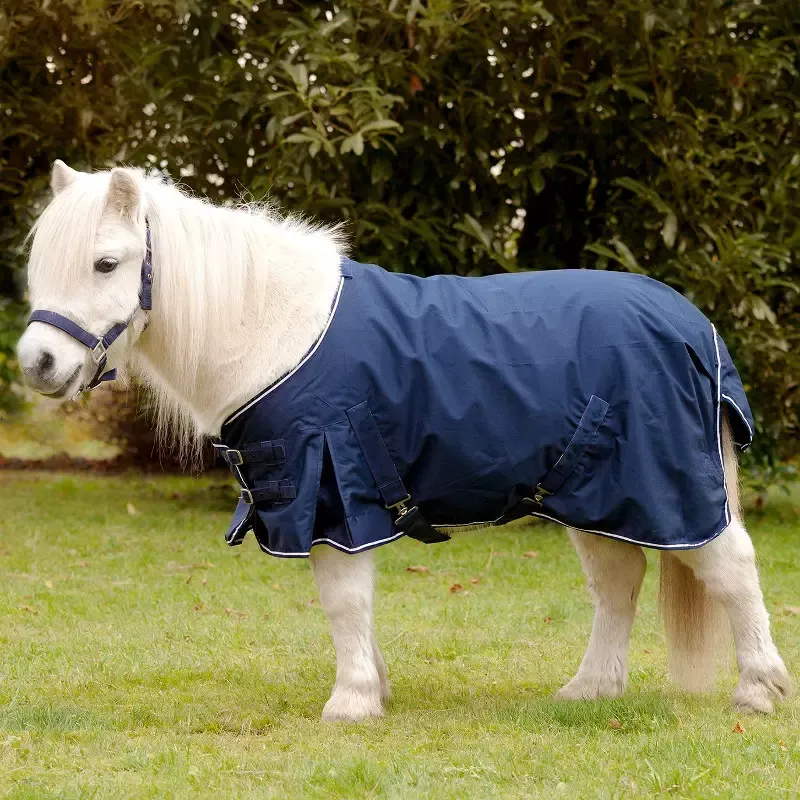 Couverture impermable light Poney Shetland Waldhausen - 80 - Marine Produit De Marque