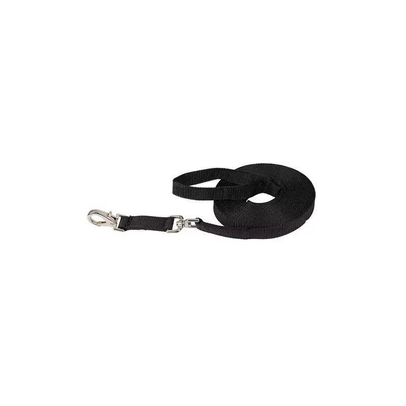 Longe cheval tourner polypropylne 7,5 m - Noir Prix Rduit