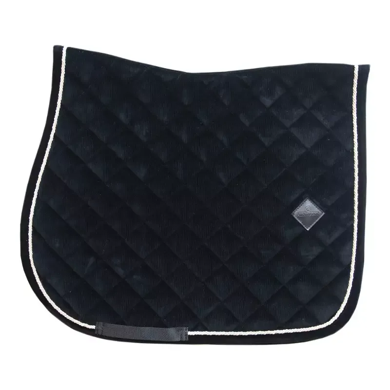 Promotion Saisonnire Tapis Corduroy Jumping Kentucky - Cheval Dressage - Noir