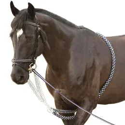 Prix Promo ENRENEMENT CORDE CANTER - blanc/marine - Poney