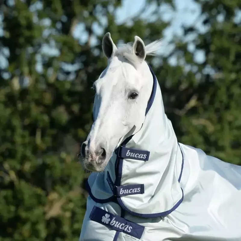 Couvre Cou Power Cheval 0g Bucas - XL-155 - Argent Retour Gratuit