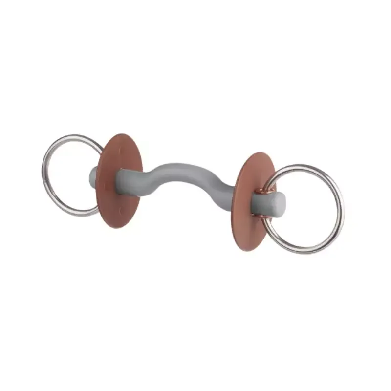 Mors Beris doux canon passage de langue anneaux 7,5cm Authentique
