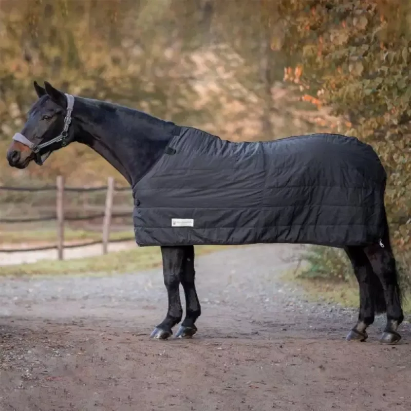 Haute Qualit Sous-couverture cheval Thermo Clip-In 100g Waldhausen - 165 cm - Noir