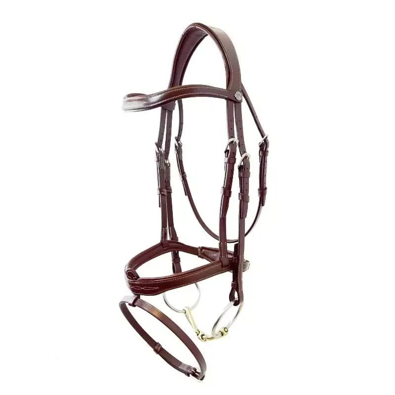 Meilleur Choix Bridon cheval Signature Antars - Grand cheval - Trait - Marron