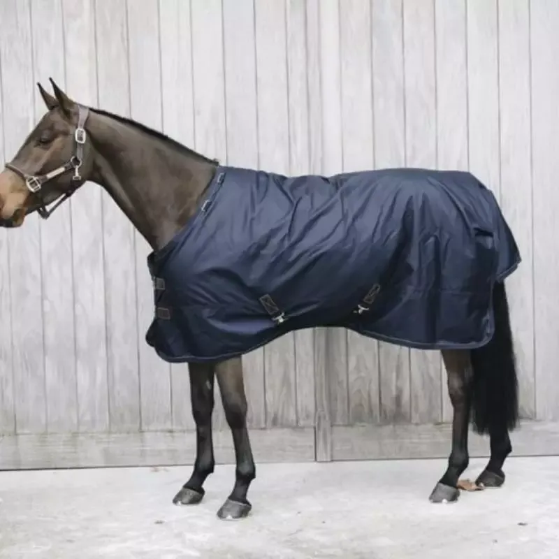 Jusqu puisement Des Stocks Couverture cheval All Weather impermable Pro 300g Kentucky - 155 cm - Marine
