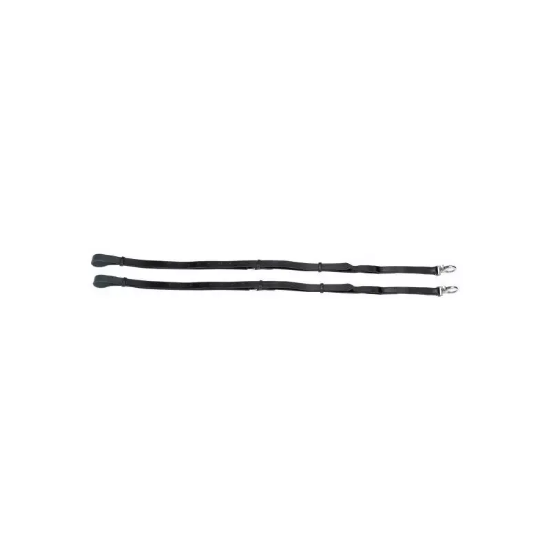 Rnes fixes rglables cuir cheval - Poney Populaire