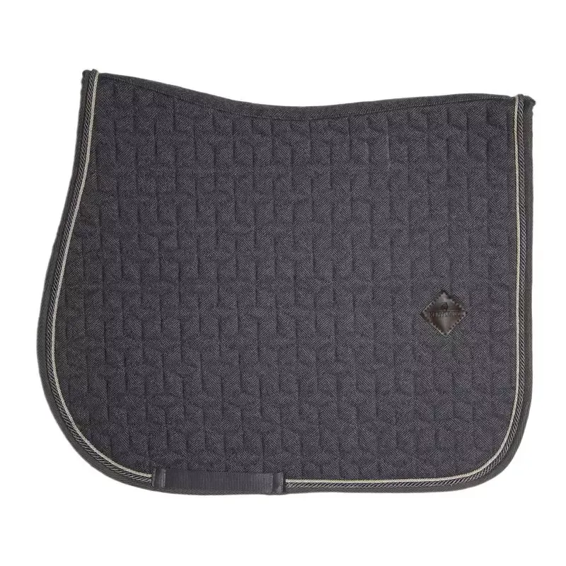 Tapis cheval Wool Kentucky - Cheval Dressage - Gris Nouvelle Collection