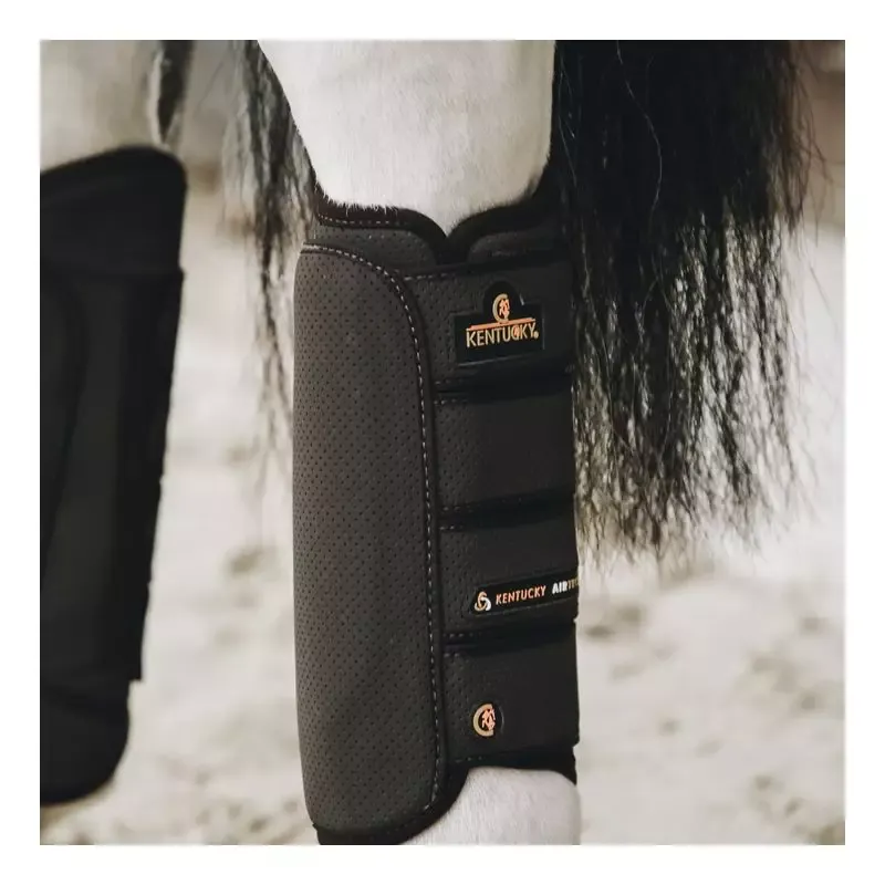 Gutres postrieures Cross Eventing Boots Air Tech Kentucky - Cob/pur-sang - Marron Achetez Aujourdhui