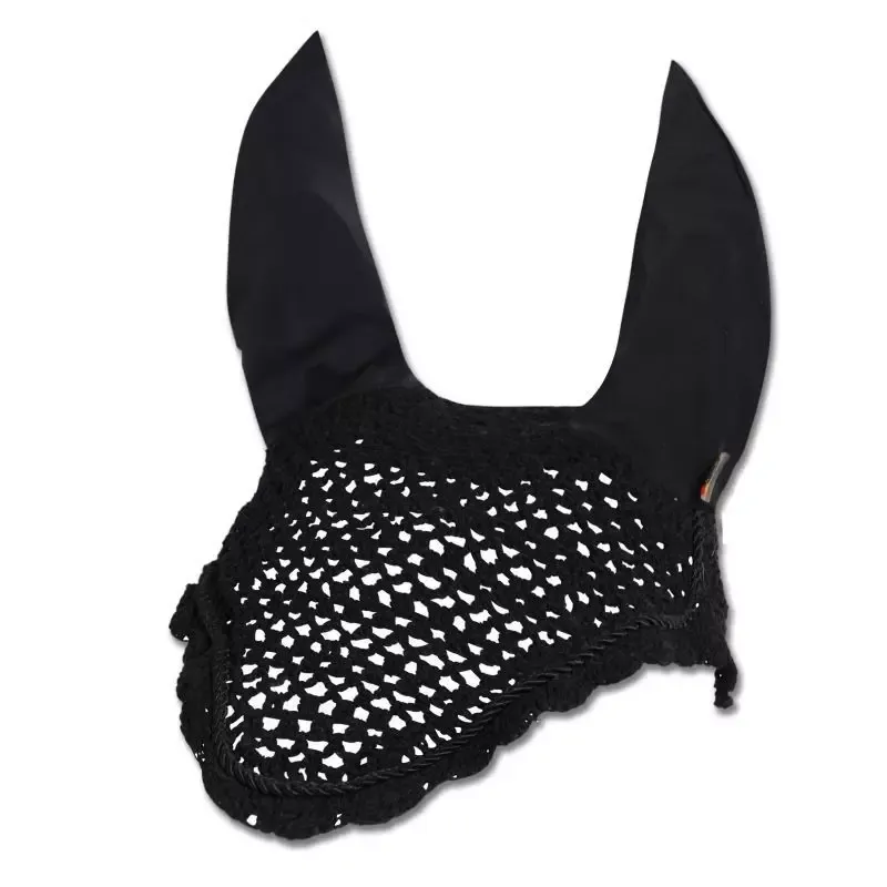 Bonnet anti-mouche cheval Waldhausen coton - Cheval - Noir Populaire