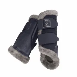 GUETRE MESH FAUXFUR CLASSIC SPORTS 24 ESKADRON - Bleu marine - XL Bon Plan