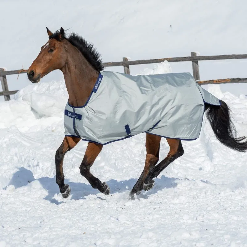 Promotion Saisonnire Couverture cheval Power Turnout Bucas 300g - 120 cm - Argent
