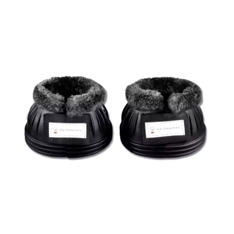 Affaire Saisir Cloches caoutchouc cheval mouton synthtique Premium - M - Noir
