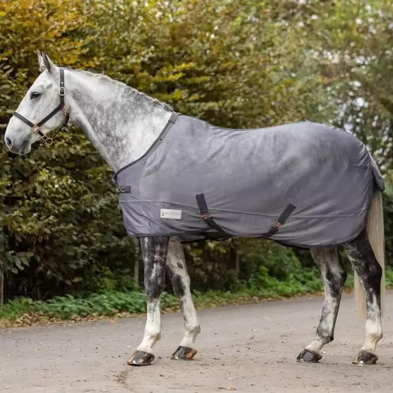 Chemise anti-mouche cheval Comfort Waldhausen avec sursangles - 155 cm - Marine Affaire Saisir