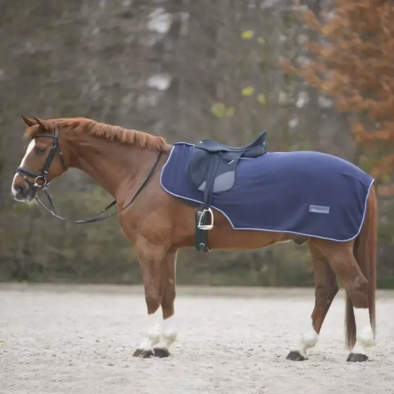Achetez Aujourdhui Couvre-reins polaire cheval Economic Waldhausen - Cheval - Marine