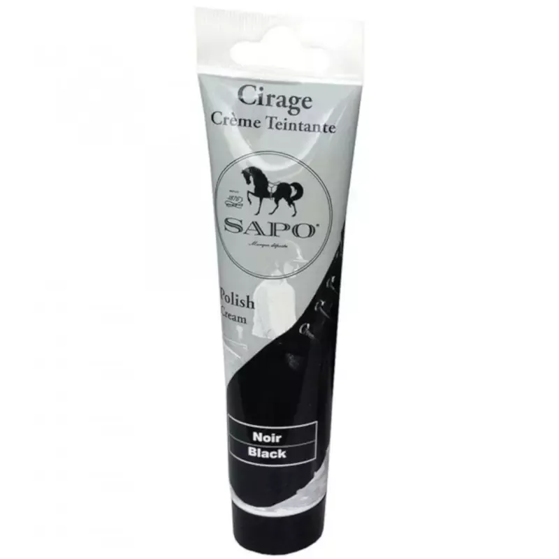 Cirage crme teintante Noir Sapo – Cirage cuir quitation Dernier Modle