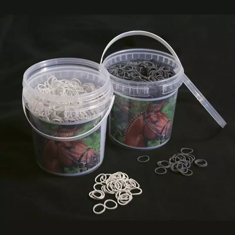 lastiques natter cheval crins queue 400 g - Noir Super Prix
