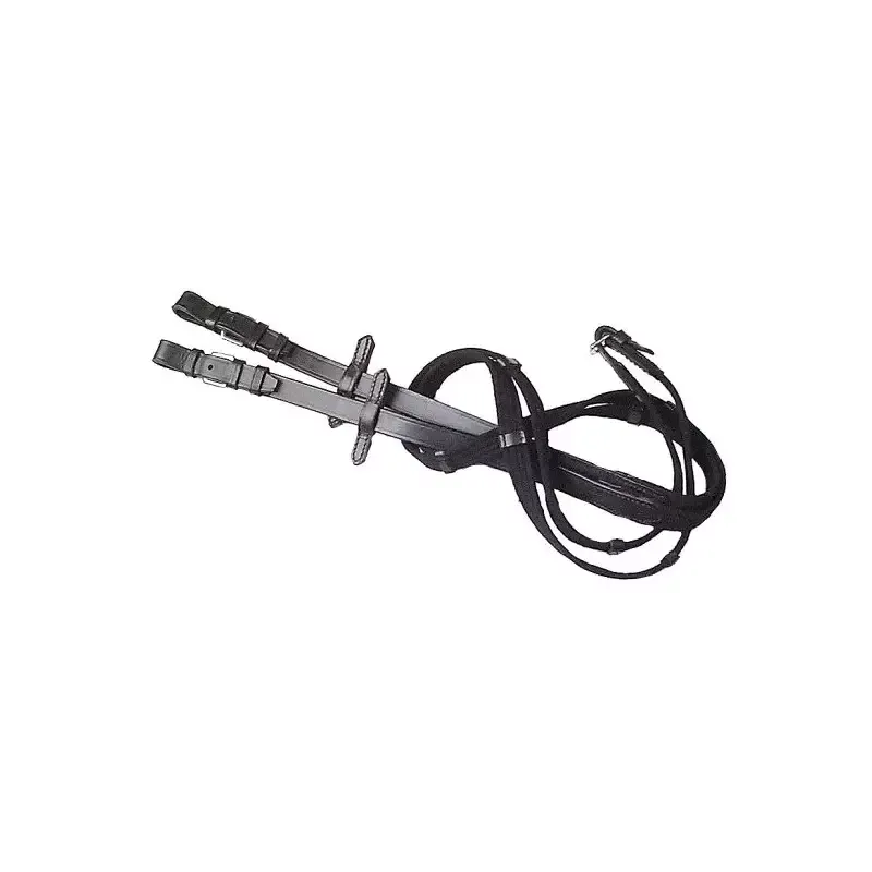 Rnes sangle Waldhausen cuir - Poney - Noir Vente Flash