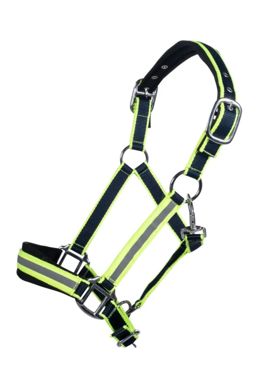 Cabezada -Reflective- - Negro / Plateado / Pony Super Prix