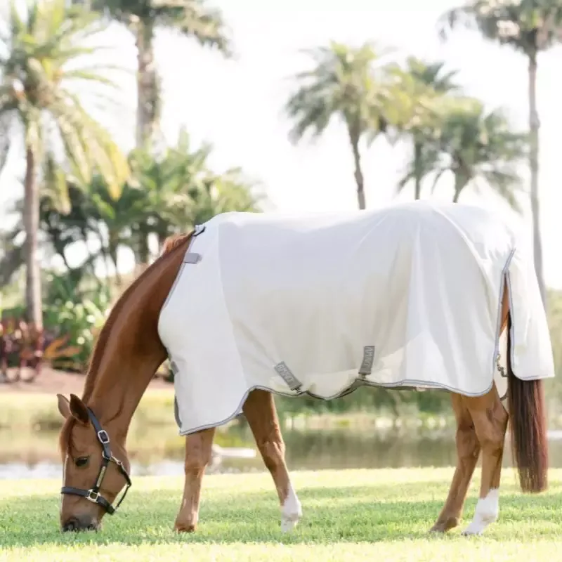 Must-Have Chemise anti-mouches cheval Amigo Bug Rug Horseware - 130 cm - Bleu/orange