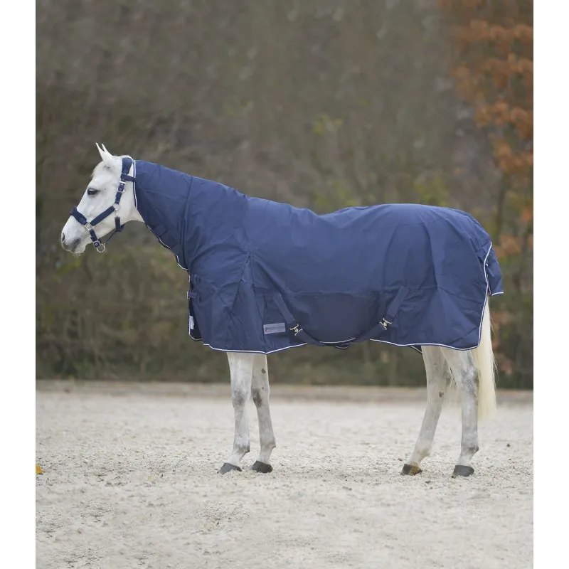 Couverture extrieur cheval Waldhausen impermable intgrale - 145 cm - Marine Must-Have