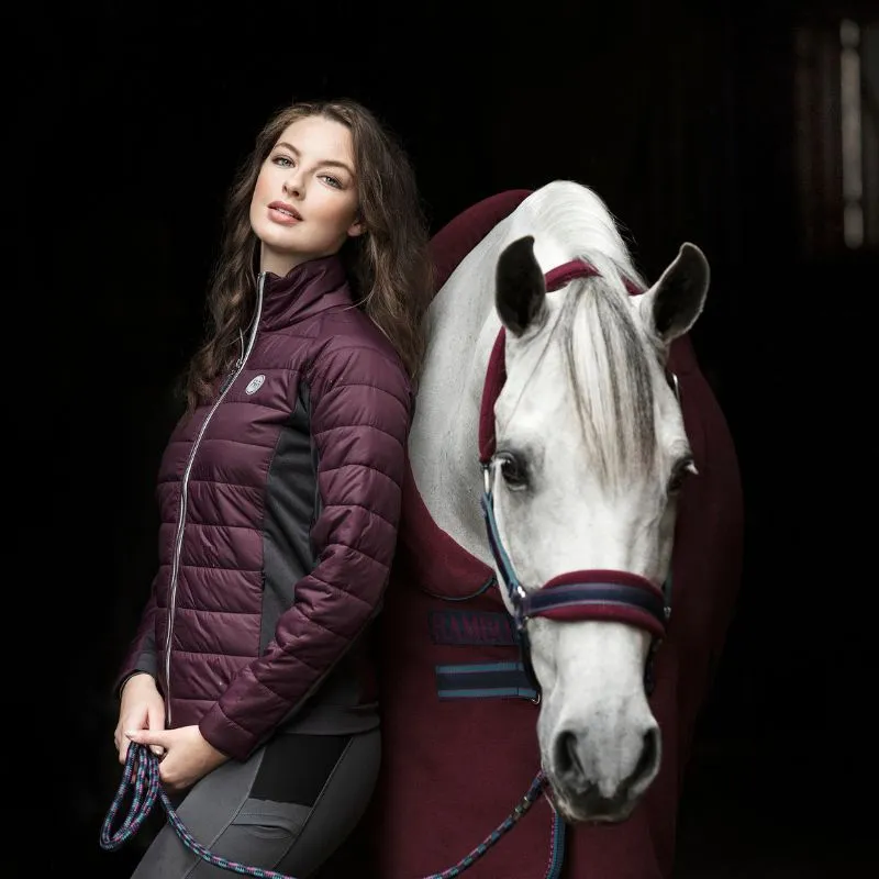 Chemise polaire cheval Rambo Cosy Fleece Horseware - 155 cm - Marine/beige Haute Qualit