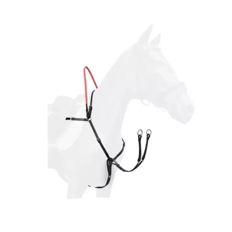 Collier de chasse mains fixes secutrust cheval - Cheval - Noir/rouge 01 Bon Plan