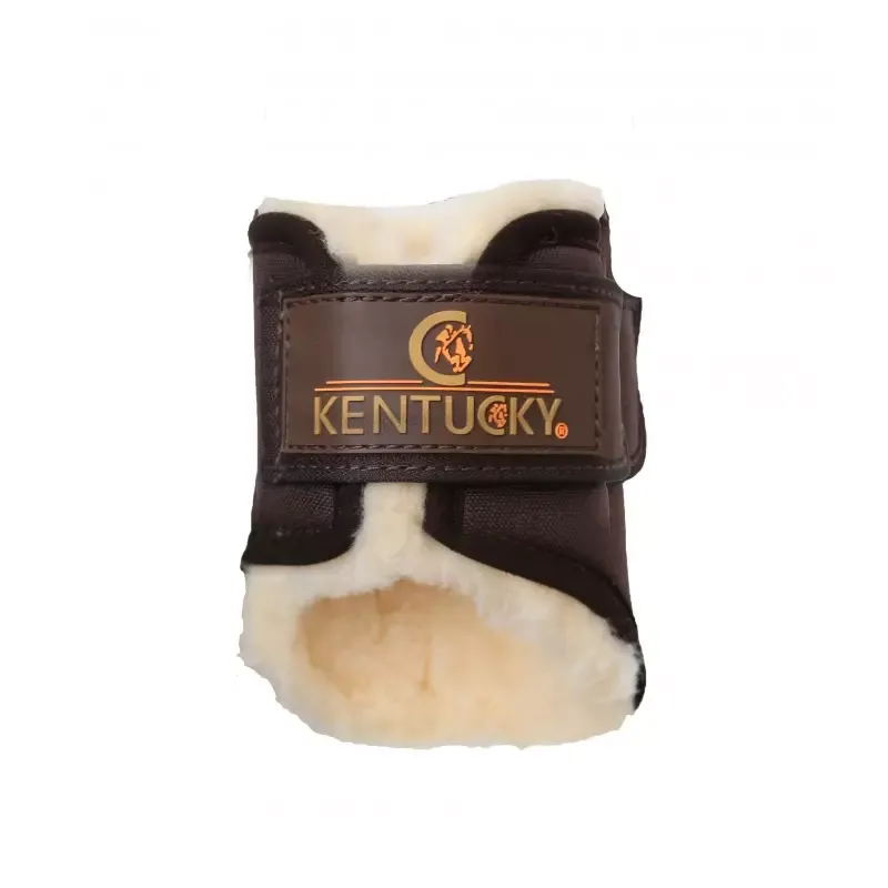 Quantit Limite Protge-boulets cheval Brushing Boots Hind Short Kentucky - Cheval - Marron