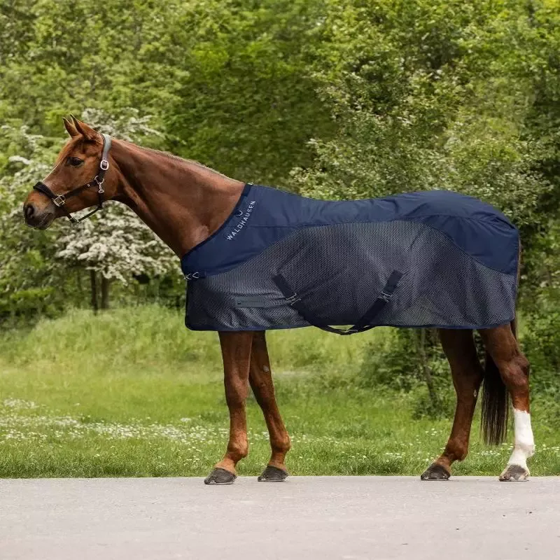 Promotion Saisonnire Chemise anti-mouche cheval Comfort pluie Waldhausen - 125 cm - Marine