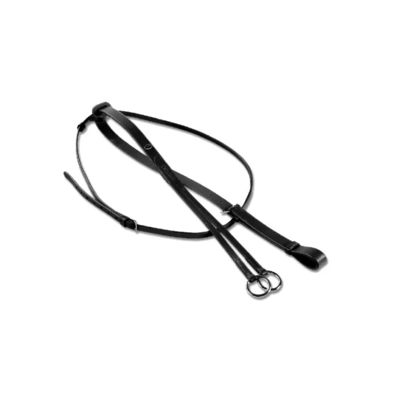 Soldes Martingale anneaux cuir suprieur cheval - Poney - Noir