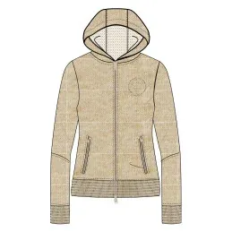 SWEAT ZIPPE HVPBEAU SS22 – Beige – L Livraison Gratuite