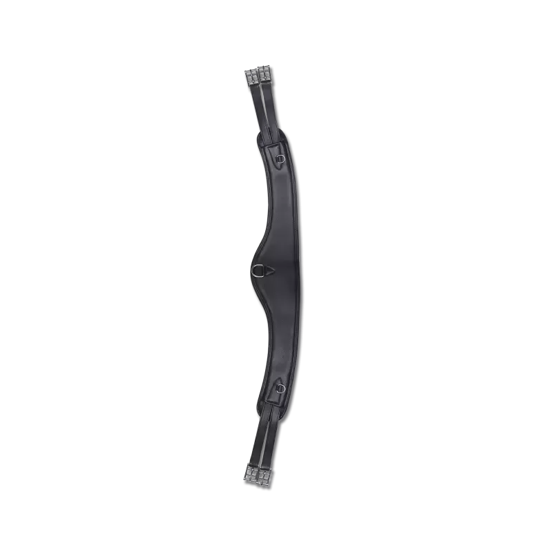 Sangle Waldhausen cuir anatomique cheval - 115 cm - Noir Nouvel Arrivage