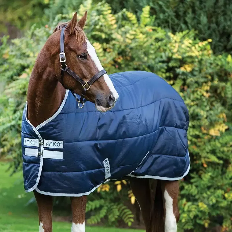 Dernire Chance Couverture de box Horseware Amigo Insulator Med 200g cheval - 130 cm - Marine