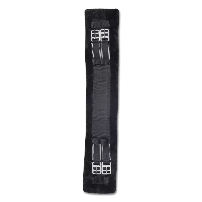 Nouvelle Collection Sangle Waldhausen mouton synthtique dressage cheval - 075-75 cm - Noir