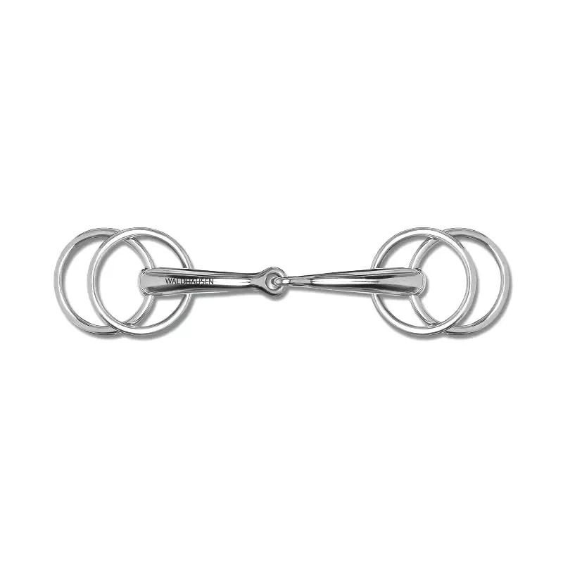 Paiement Scuris Mors bris cheval quatre anneaux en inox