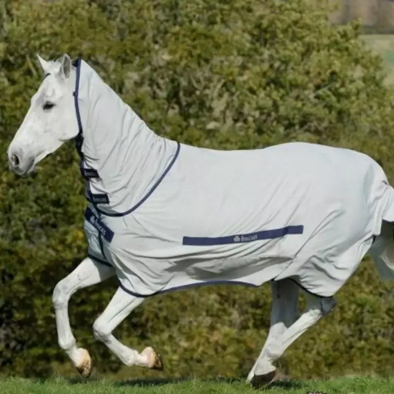 Chemise anti-dermite poney Full Neck Bucas - 85 cm - Argent Expdi Aujourdhui