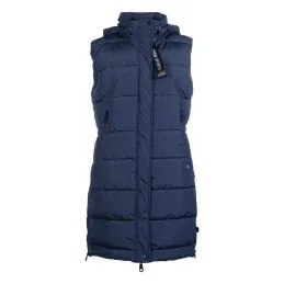 GILET SANS MANCHES LONG MISTY HKM - Noir - XS Haute Qualit