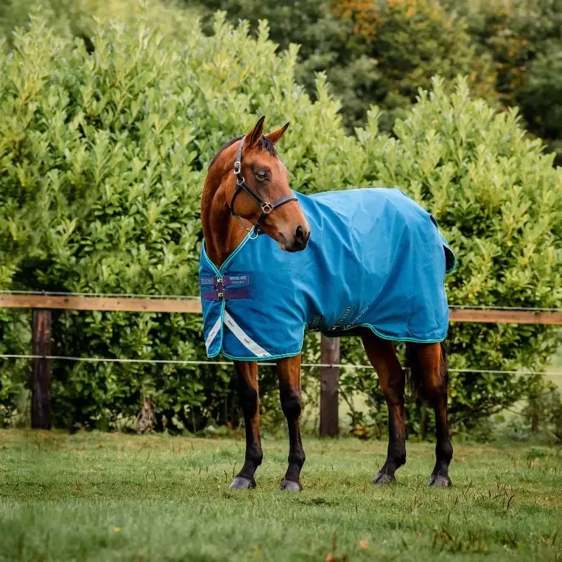 Couverture extrieur cheval Rhino Original Turnout Lite 0g Horseware - 160 cm - Carr.Gris/blanc JCWI Usine Directe