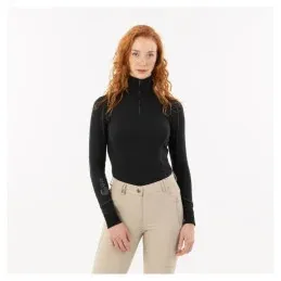 Super Prix POLO HIVER MANCHES LONGUES ANKY AW23 - Noir - S