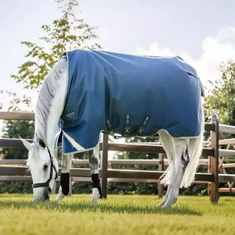 Prix Cass Couverture cheval extrieur thrapeutique Rambo Ionic 100g Horseware - 115 cm - Bleu/argent CIB0