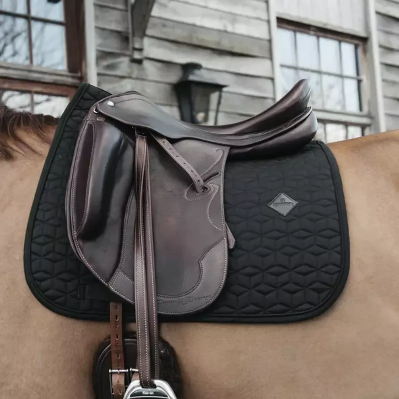 Commander Vite Tapis cheval Classic Kentucky - Cheval Dressage - Noir