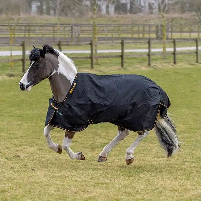 Bon March Couverture de pr poney Bucas Irish Turnout 50g - 90 cm - Noir