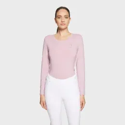 TSHIRT MANCHES LONGUES TINA CRYSTAL AW24 SAMSHIELD - Light blush - M Bon Plan